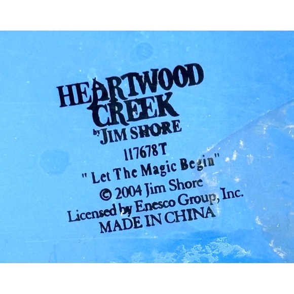 Jim Shore Halloween Witch 2004 "Let The Magic Begin" 117678 Cat Heartwood Creek - Picture 7 of 16